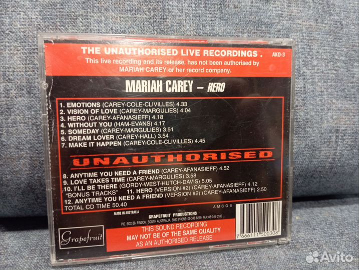 Cd Mariah Carey Hero