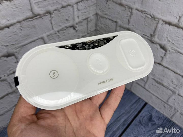 Borofone беспроводная зарядка 3 в 1