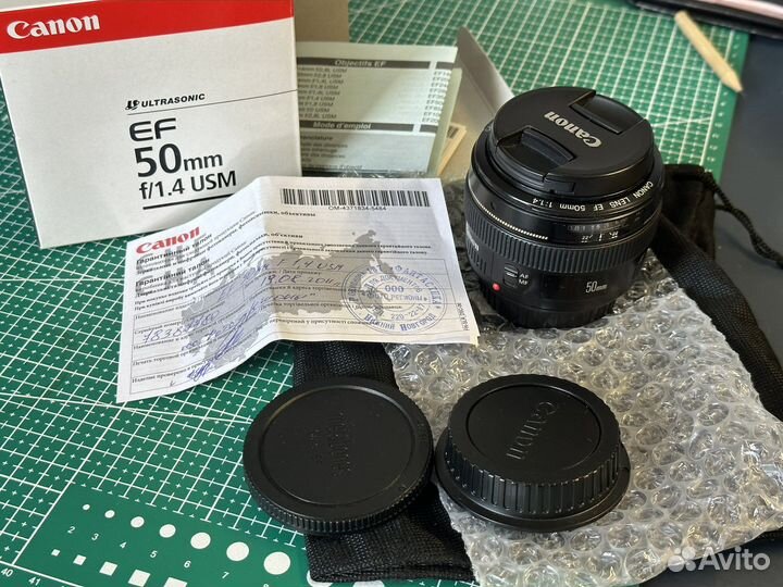Объектив canon 50mm 1.4