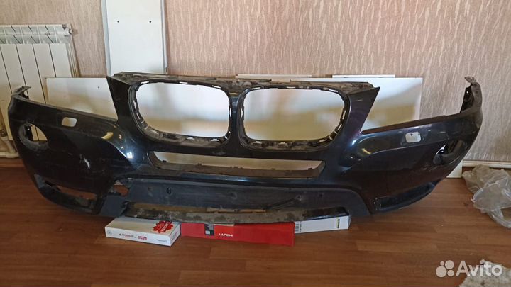 Бампер передний BMW X3 2012 год