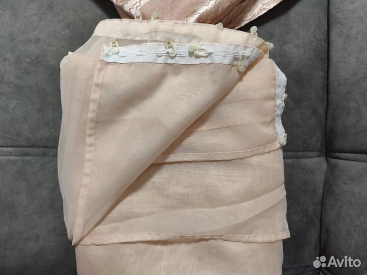 Комплект шторы и тюль бу