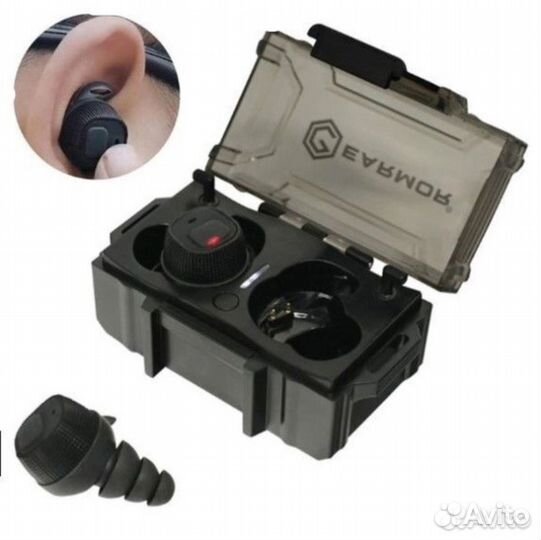 Активные наушники (Беруши) Earmor М-20.Black\Green