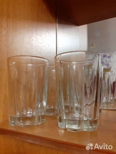 Стаканы стекло 4шт