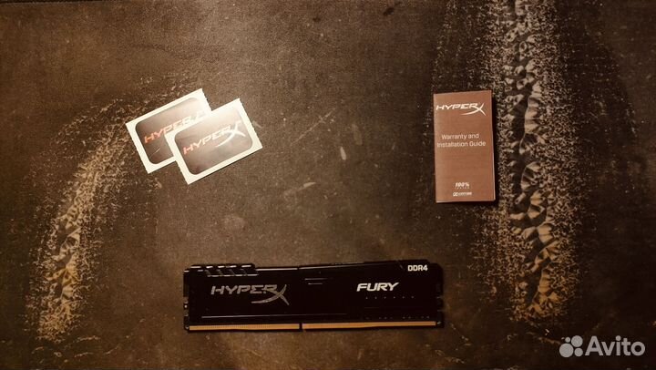 Оперативная память ddr4 hyperx fury 8gb
