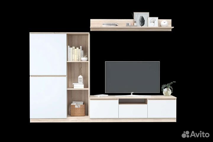 Гостиная новая, тумба тв