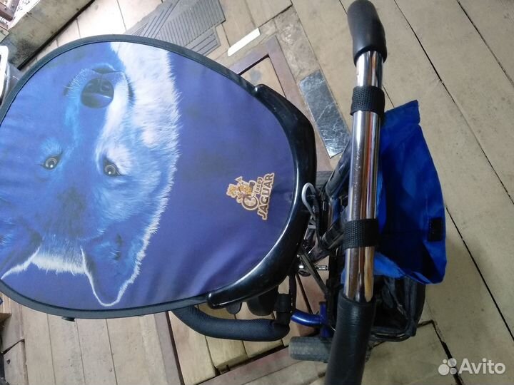 Детский трехколесный велосипед коляска