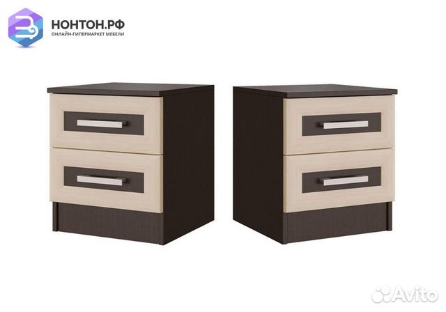 Комплект тумб Грация дуб беленый / венге