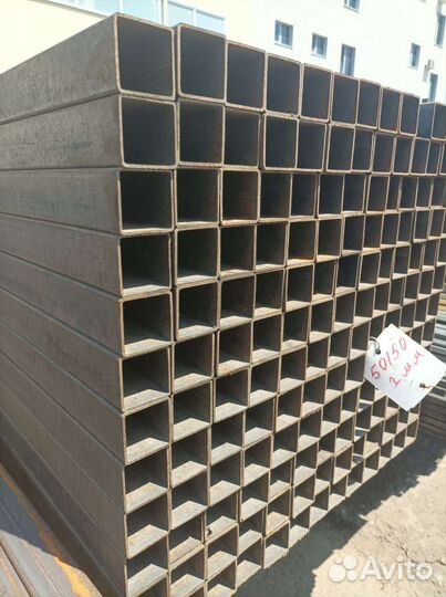 Профильная труба на столбы для забора и навеса