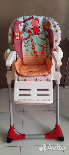 Стульчик для кормления chicco polly