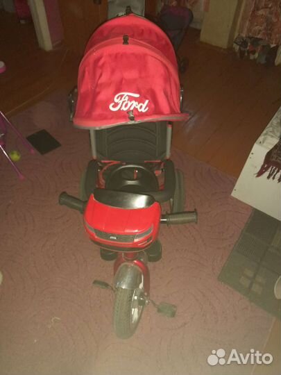 Детский трехколесный велосипед бу