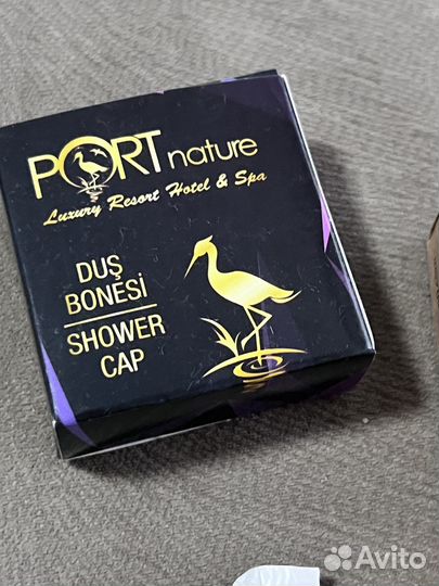 Набор из отелей мыло, шапочка и др