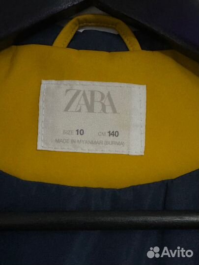 Куртка парка дождевик zara 140