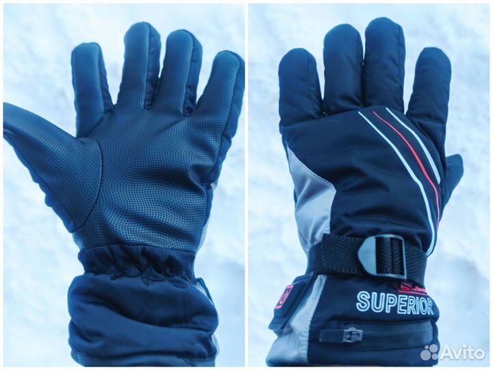 Перчатки с подогревом на аккумуляторе 4600 меховые