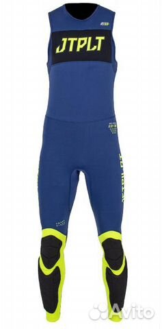 Длинный гидрокостюм без рукавов и гидрокуртка для