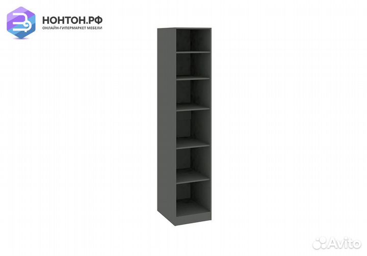 Пенал Наоми фон серый / джут