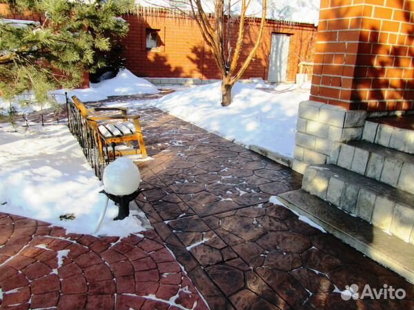 Декоративный печатный бетон