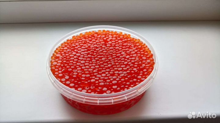 Красная икра кета