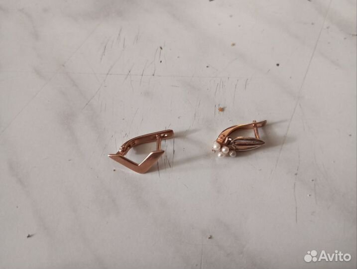 Серьги серебро 925 пробы