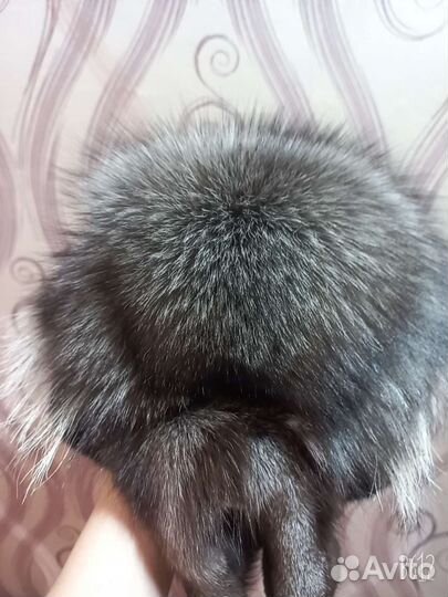 Шапка зимняя норковая женская