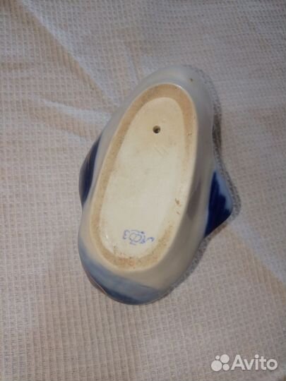 Пепельница фарфоровая СССР рыба