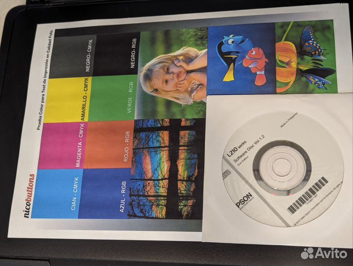 Мфу Epson L210 принтер/сканер/копир как новый