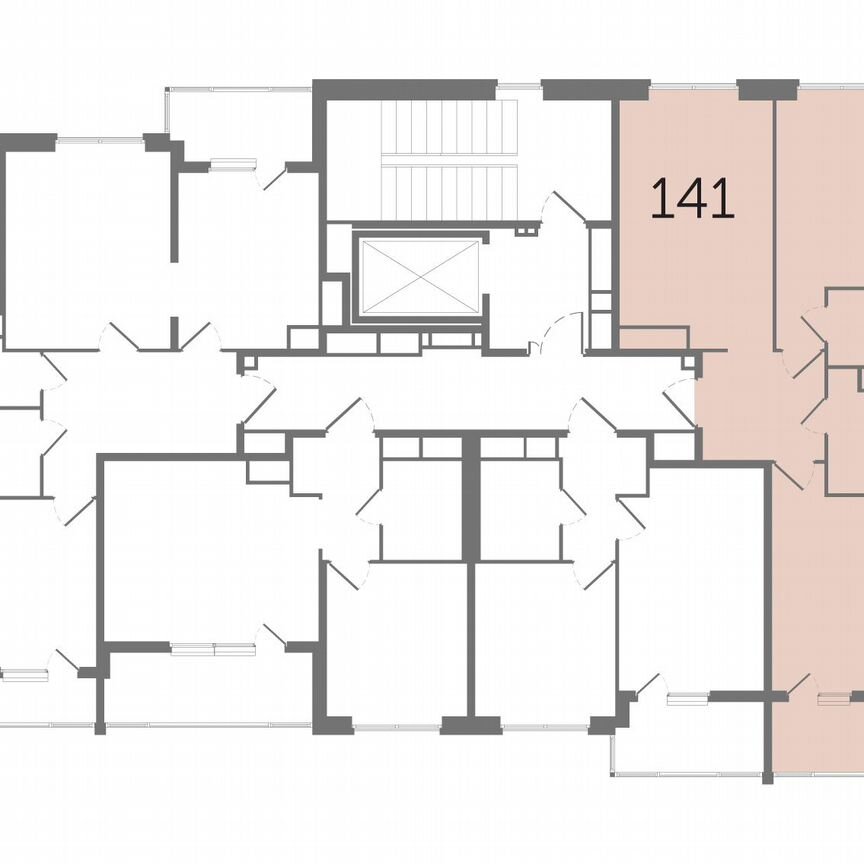 2-к. квартира, 62,3 м², 7/10 эт.