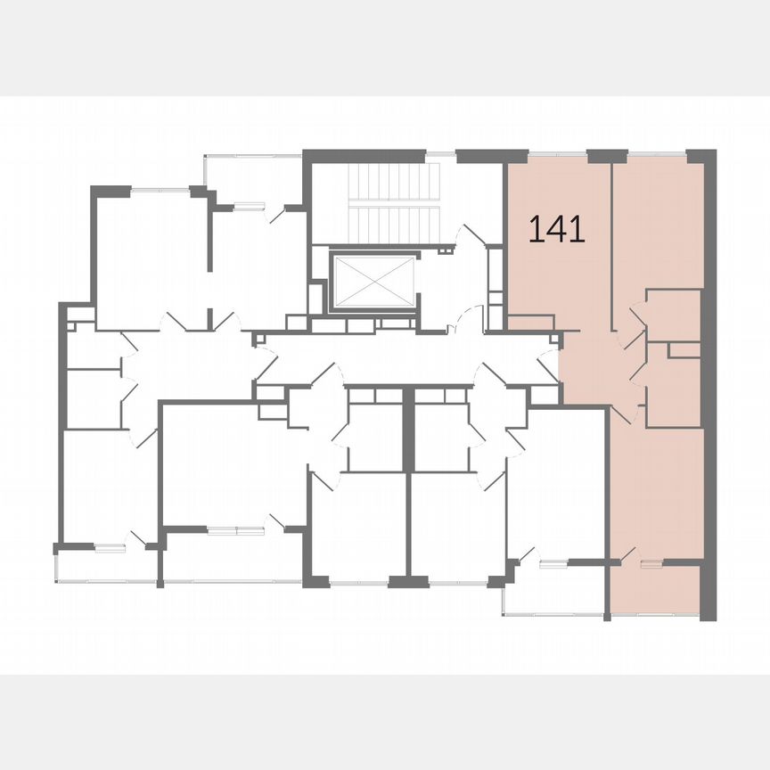 2-к. квартира, 62,3 м², 7/10 эт.
