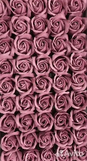 Розы из мыла