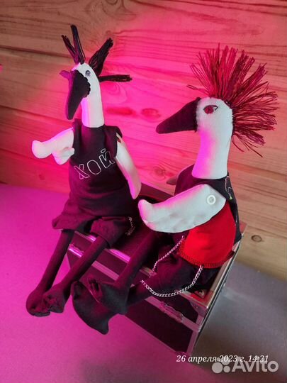 Ручная работа новые игрушки гусь тильда киш