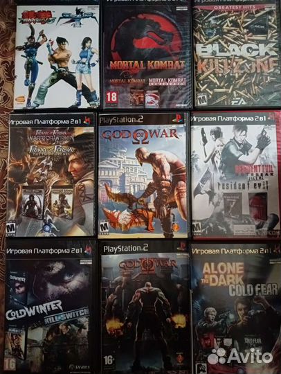 Sony рlaystation 2 ps2 диски