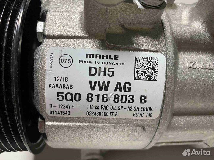 Компрессор кондиционера Volkswagen golf 6 (5K1 200