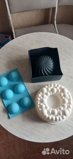 Силиконовые формы для заморозки мусовых тортов