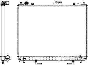 Радиатор сист. охл. Sakura 3321-1011 33211011 S