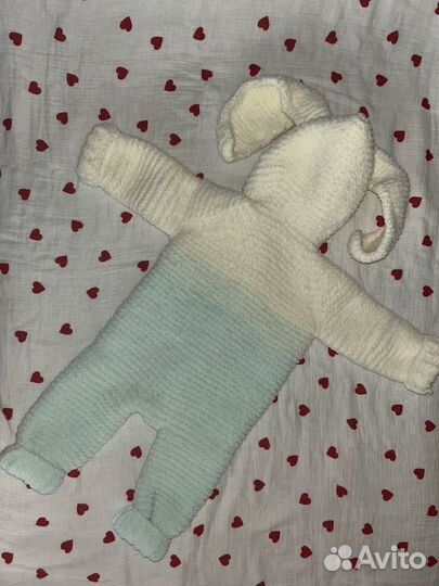 Комбинезон вязаный ручная работа