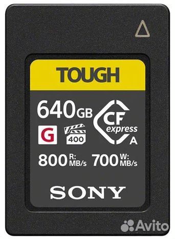 Sony CFexpress Type A 640Gb Tough R800/W700