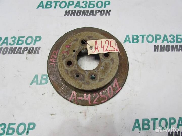 Диск тормозной задний для Honda Jazz 1 2001-2008г