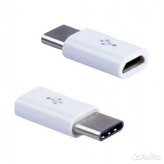 Переходник USB Type-C на Micro USB адаптер