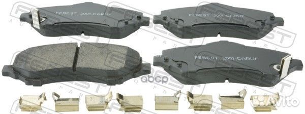 Колодки тормозные (комплект) перед прав/лев