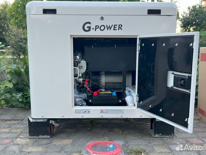 Газовый генератор 13 кВт G-power