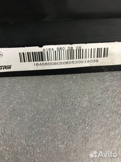 Торпедо Mercedes W164 ML (в сборе с Airbag)