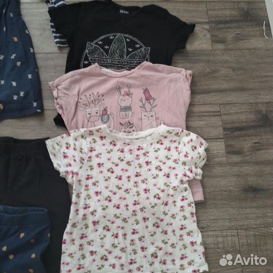 Вещи пакетом на девочку 110 116