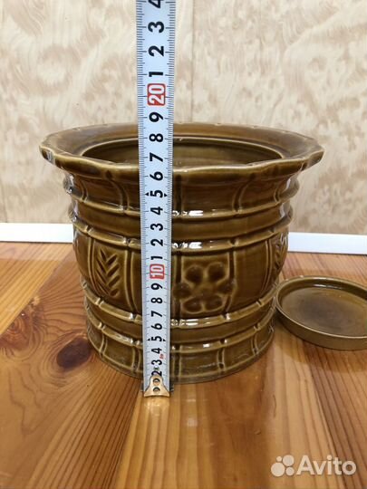 Горшок для цветов, высота 16,5 см, диаметр 20 см