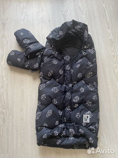 Зимний конверт в коляску leokid