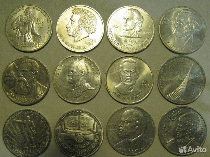 Юбилейные рубли СССР