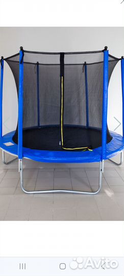 Батут с сеткой 244 см