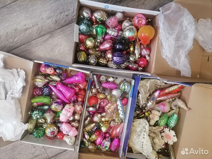 Елочные игрушки СССР