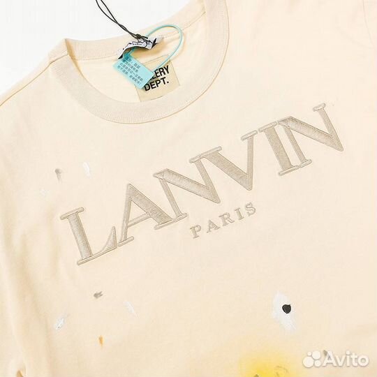 Футболка lanvin Бежевая