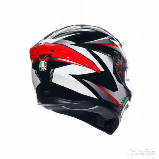 Шлем AGV K-5 S multi plasma white/black/RED