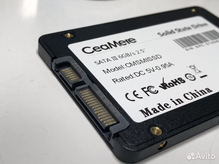 Новый SSD 512 GB Ceamere для компьютера, ноутбука