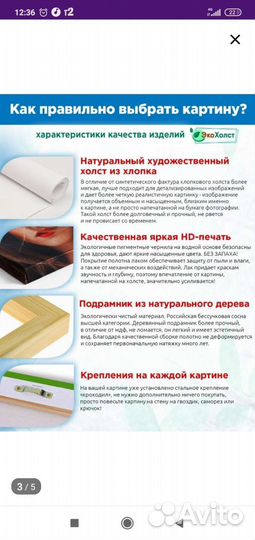 Интерьерная картина большая 60*80 Пионы